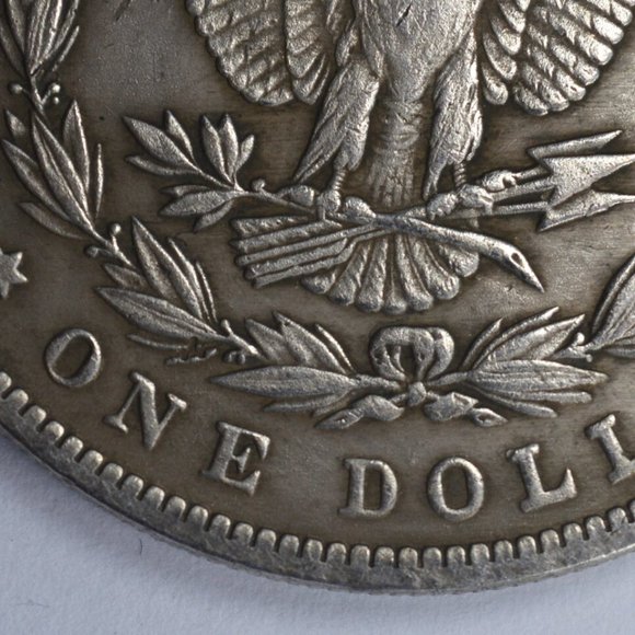 1899 Morgan Dollar Anubis/Egyptian Carved/Hobo Coin - Picture 5 of 6